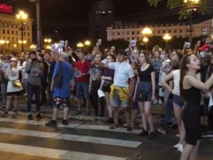 Митинг в поддержку Фургала в Хабаровске