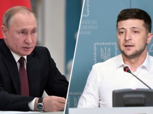 Путин и Зеленский