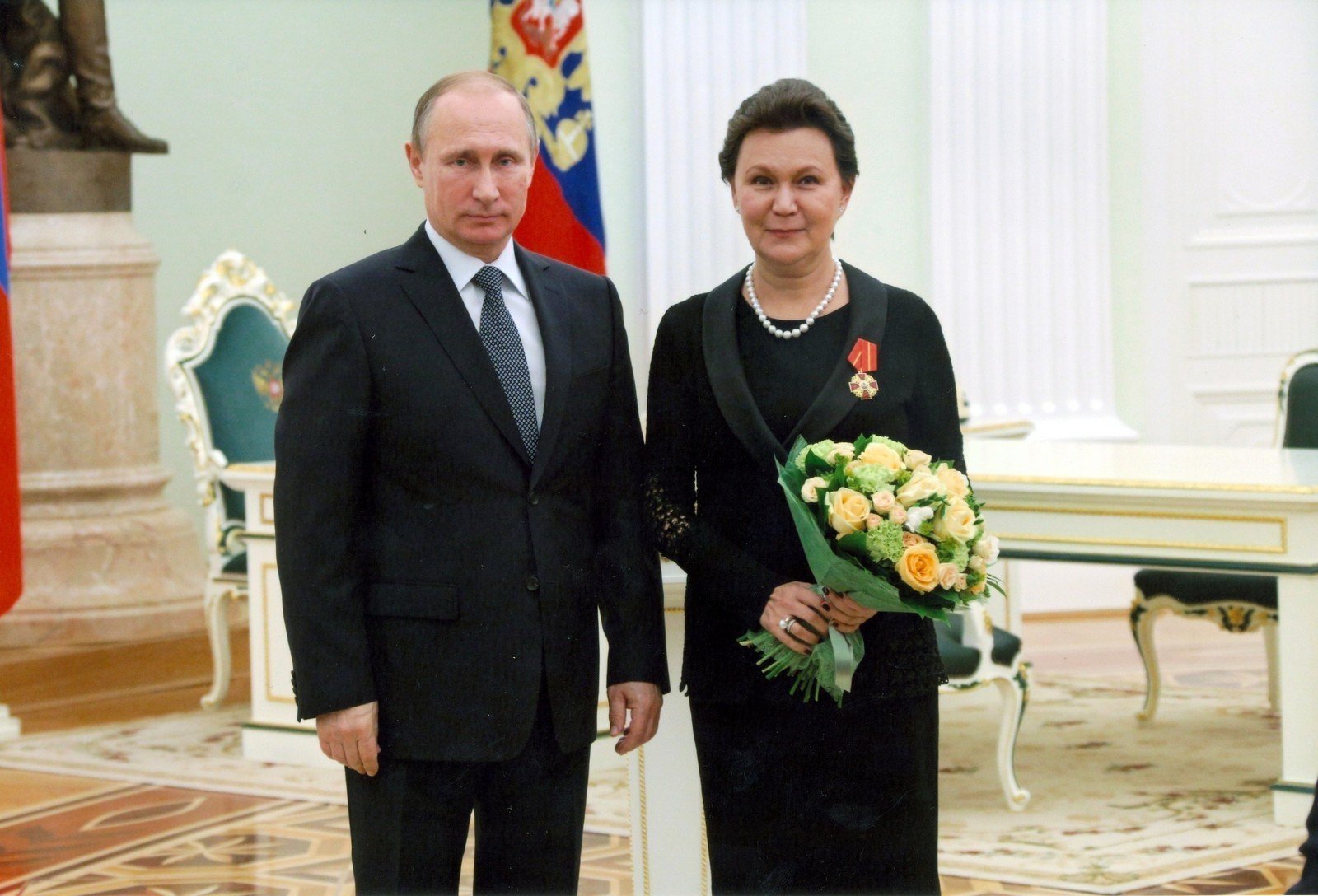 Талия Хабриева и Владимир Путин