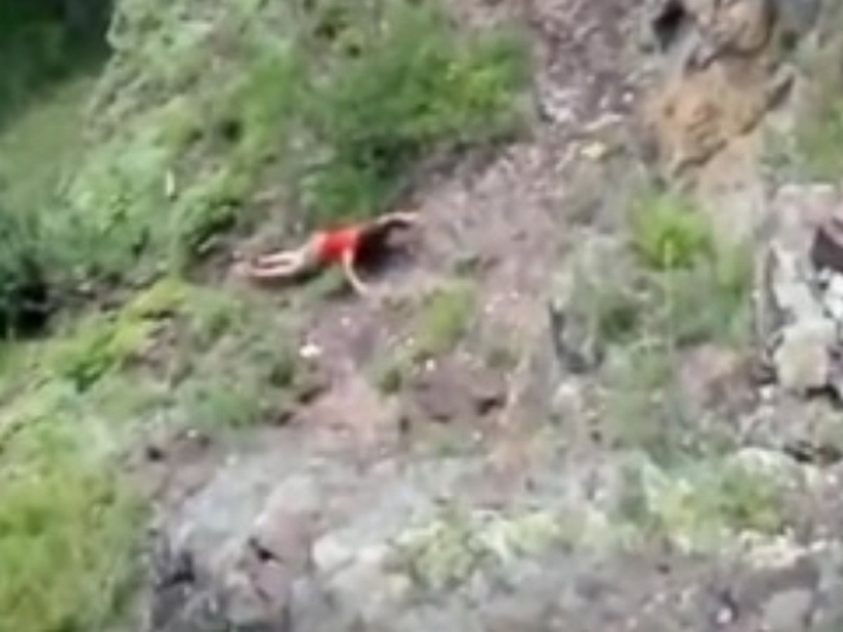 В Красноярском крае женщина сорвалась со скалы
