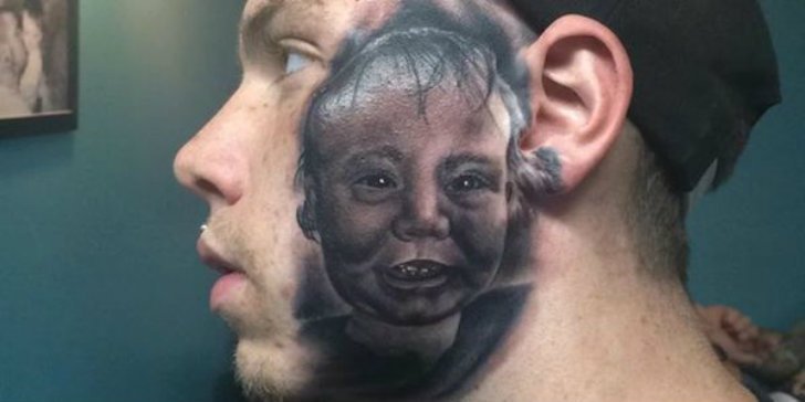 10 самых безумных тату на лице