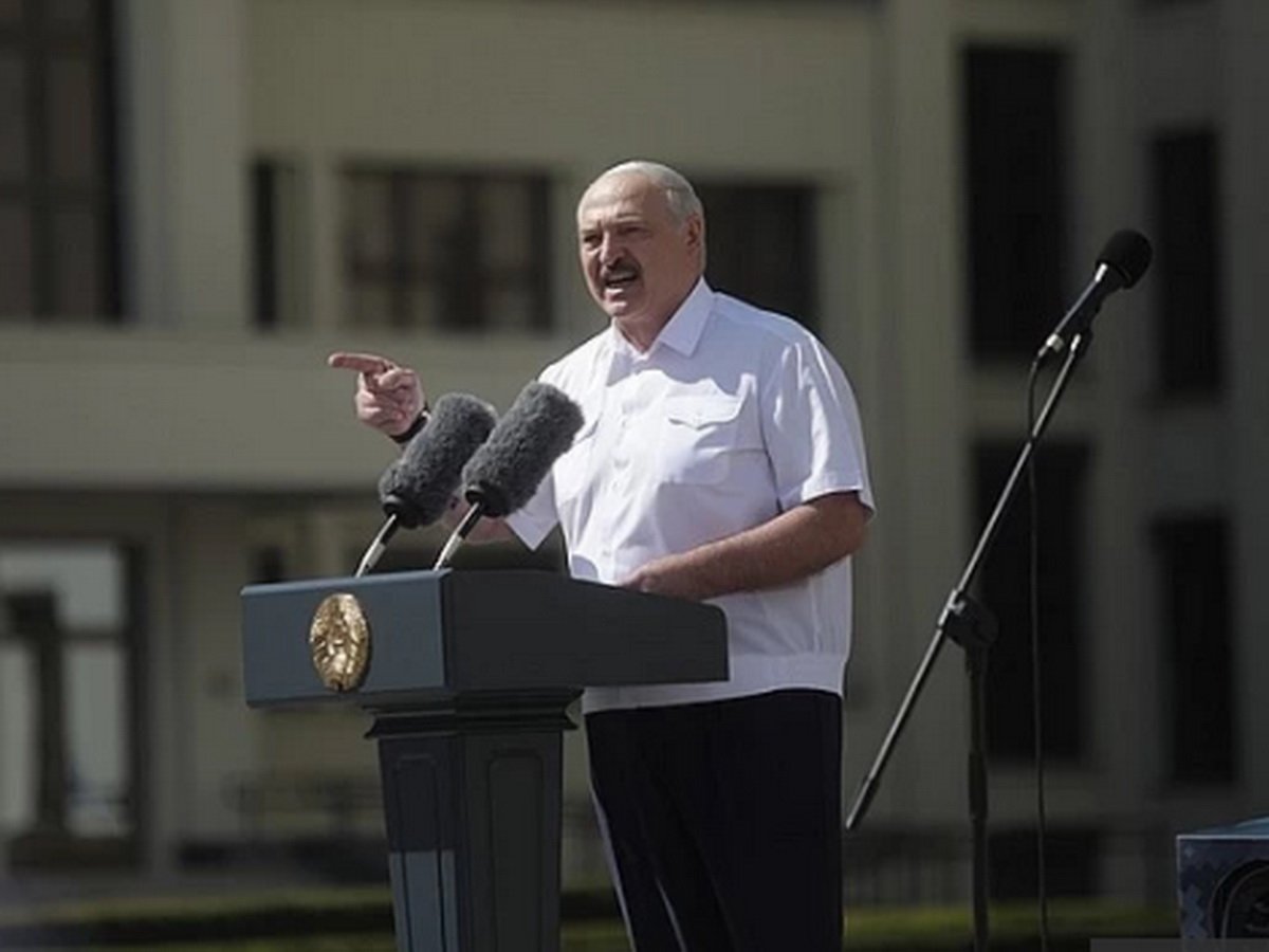 Лукашенко выступил на митинге в свою поддержку в Минске