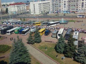 Митинг в поддержку Лукашенко в Минске