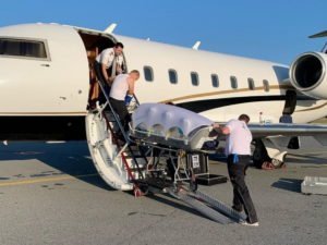 Эвакуация Навального в Германию