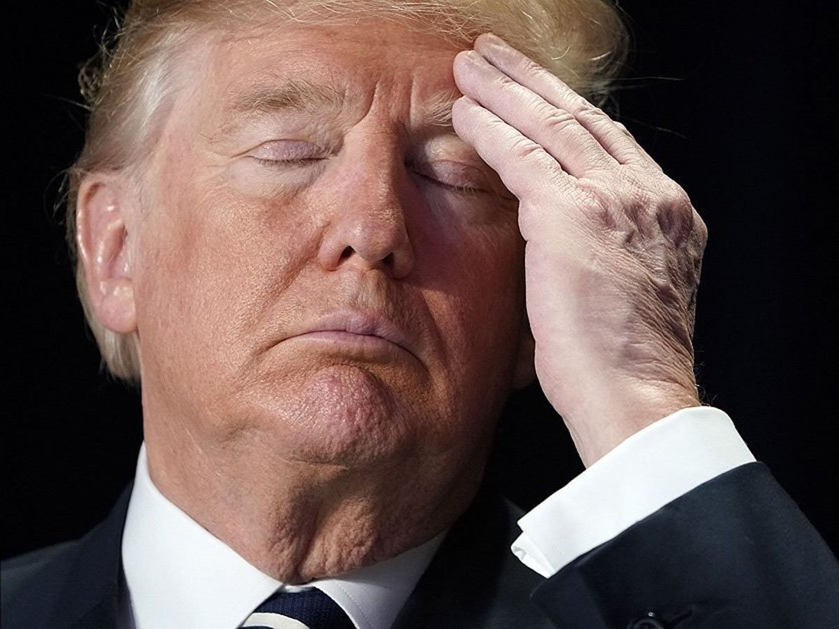Трампу не удается помыть голову