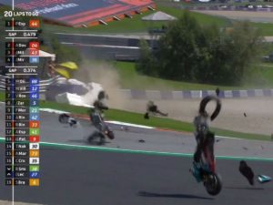 Авария на на Гран-при Австрии