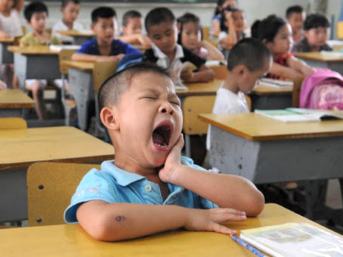 Ролик с засыпающими на уроке первоклашками стал вирусным