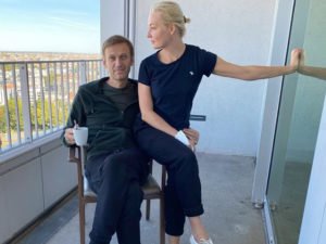 Алексей Навальный и его жена Юлия