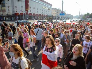 Протесты в Минске