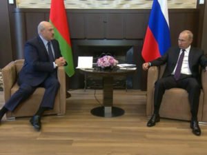 Путин и Лукашенко