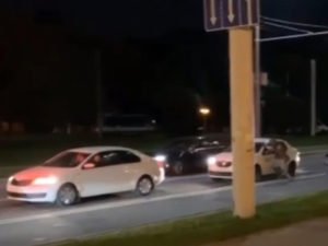 Таксист спас протестующего в Минске