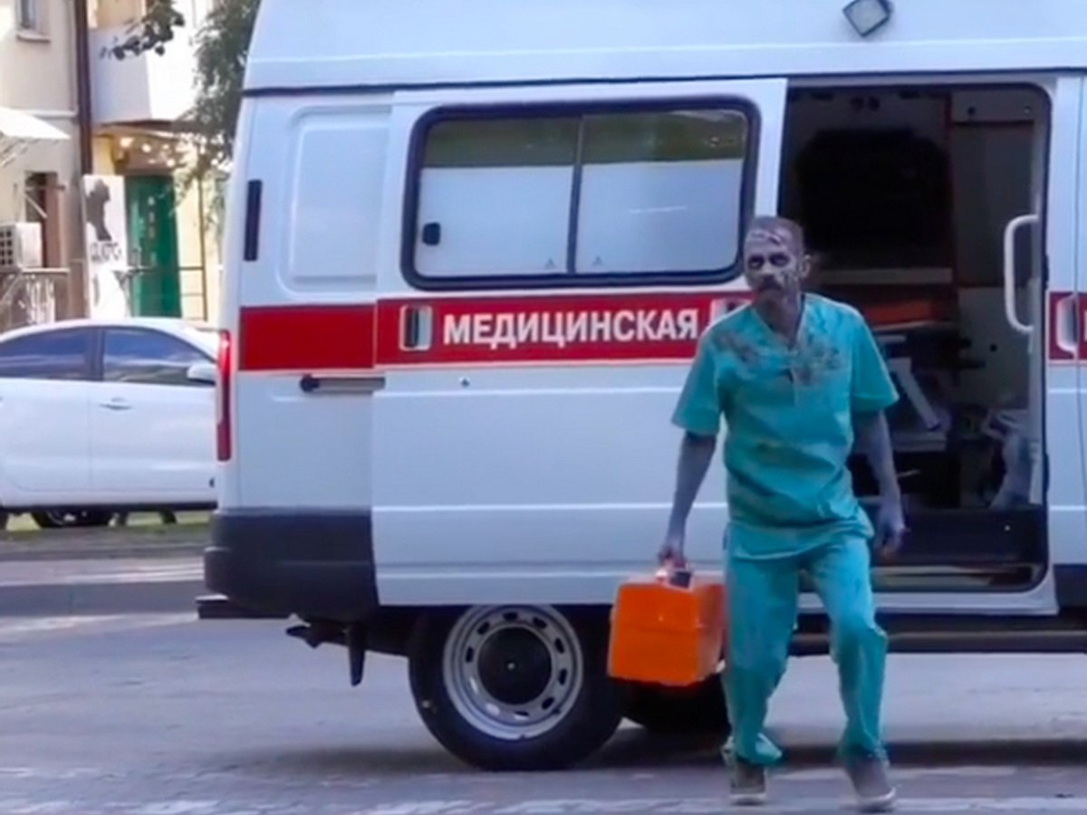 В Ростове-на-Дону полиция ищет исполнителя роли фельдшера-зомби