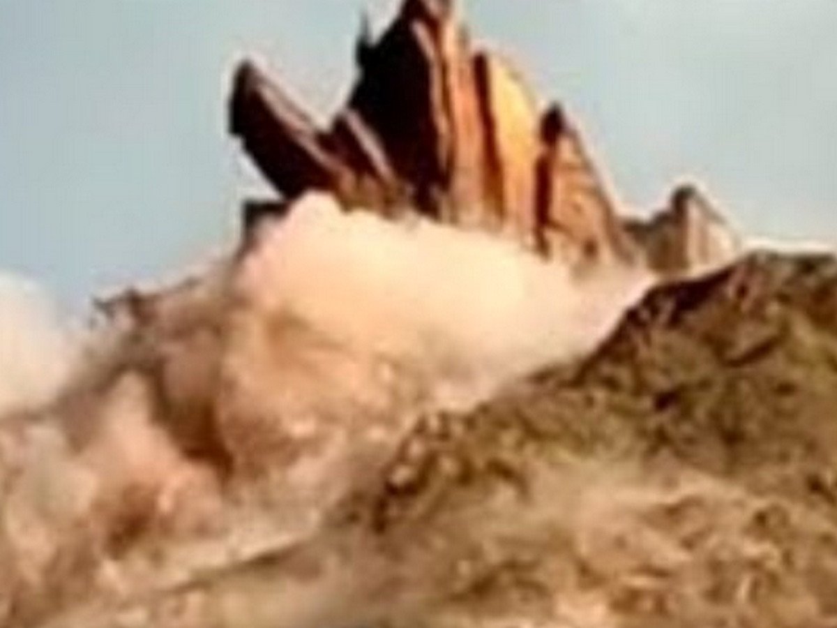 Оползень в Киргизии