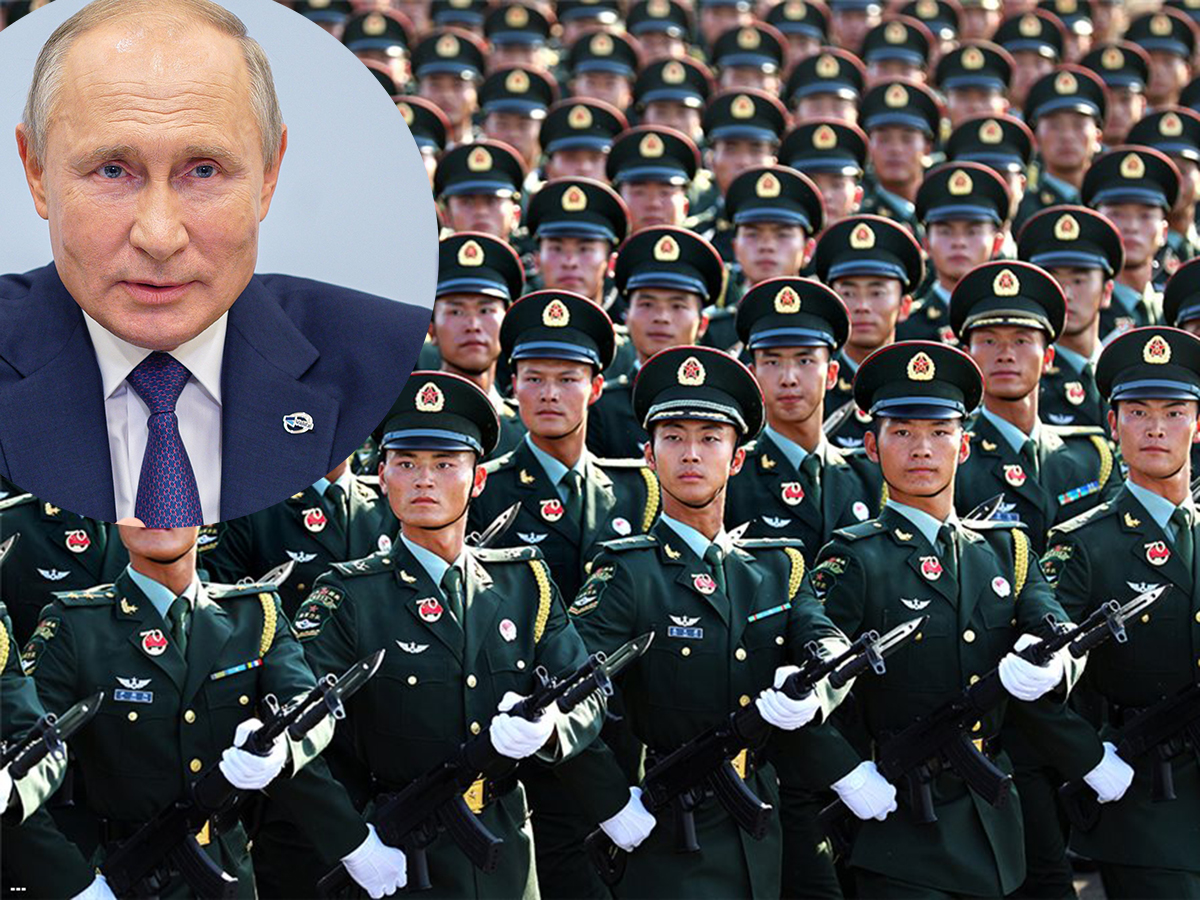 Путин и армия Китая