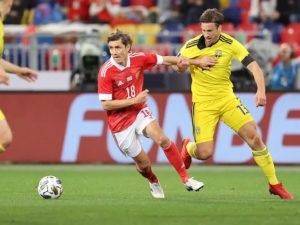 Сборная России по футболу проиграла Швеции