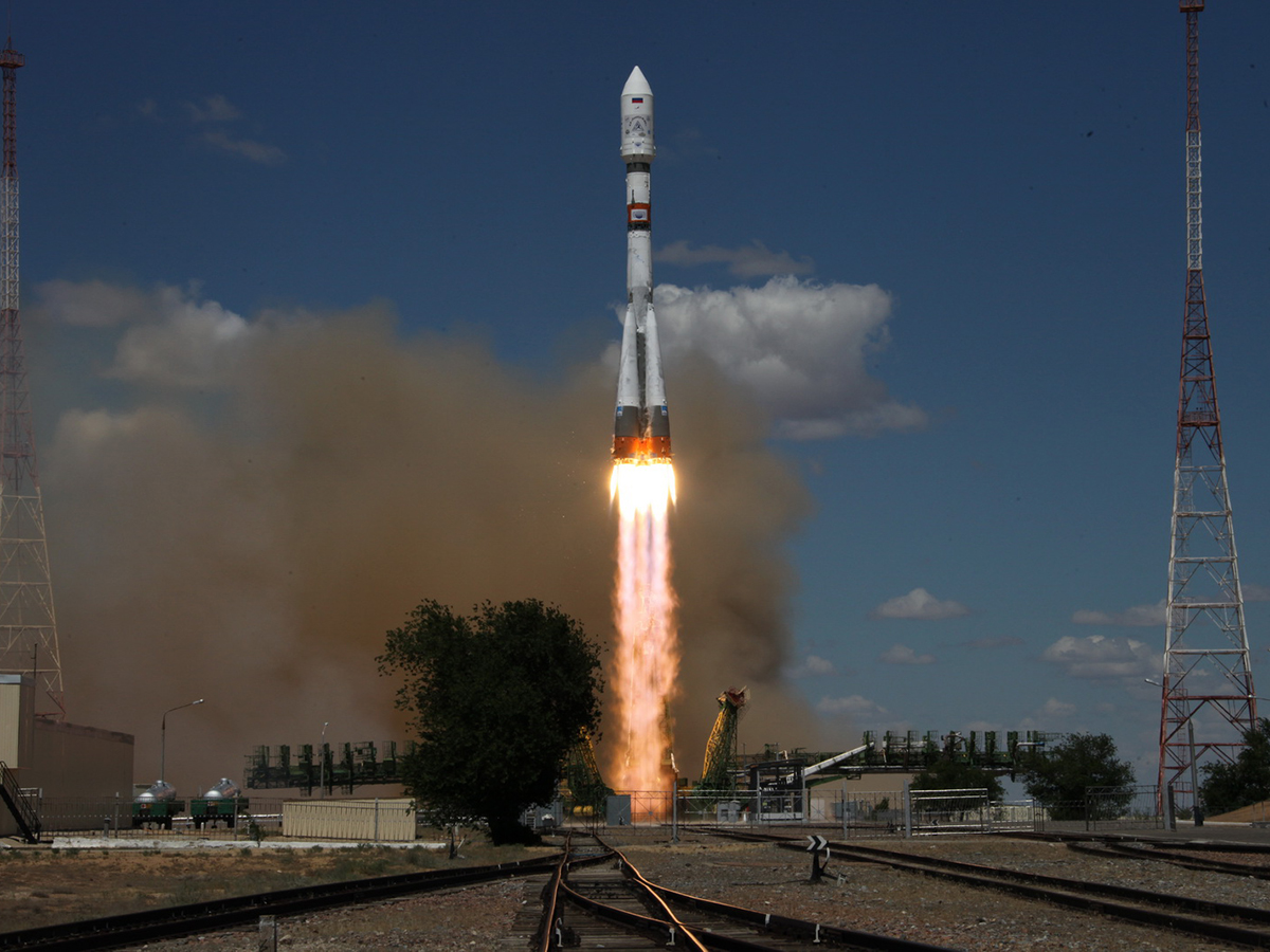 Запуск ракеты Союз