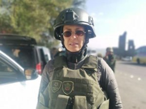 Юлия Чичерина попала под обстрел в Нагорном Карабахе