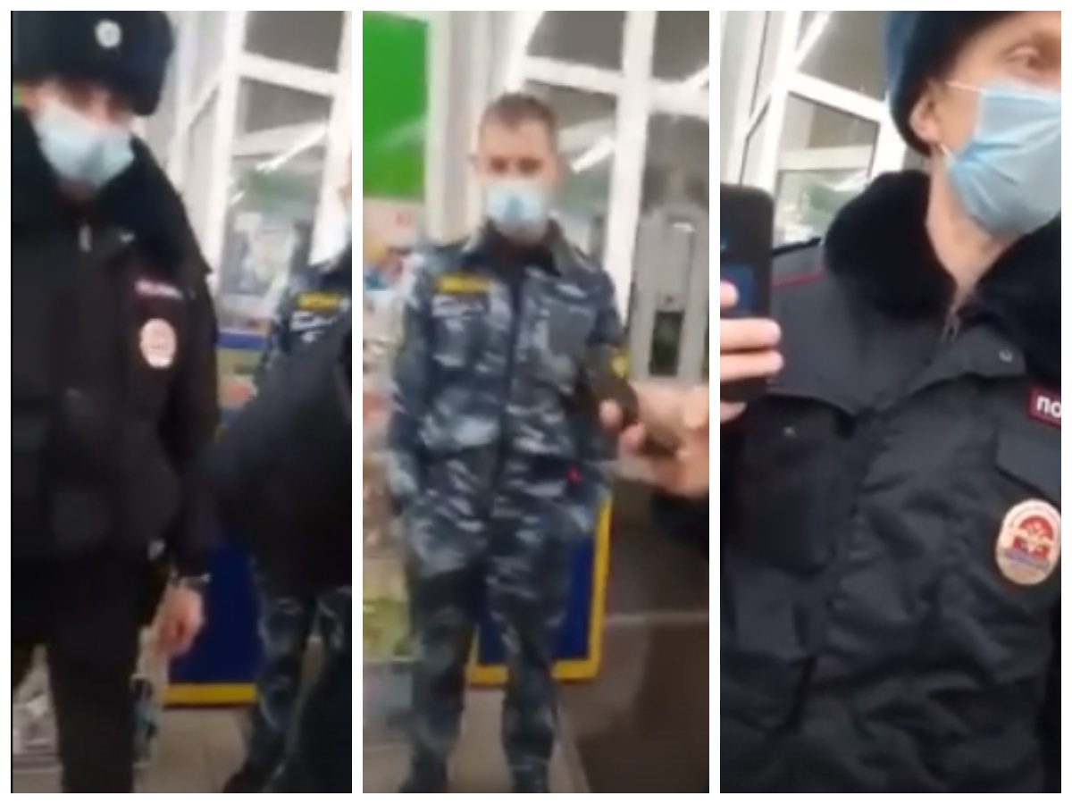В Барнауле антимасочник «родом из СССР» устроил конфликт с полицией