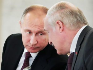 Путин и Лукашенко
