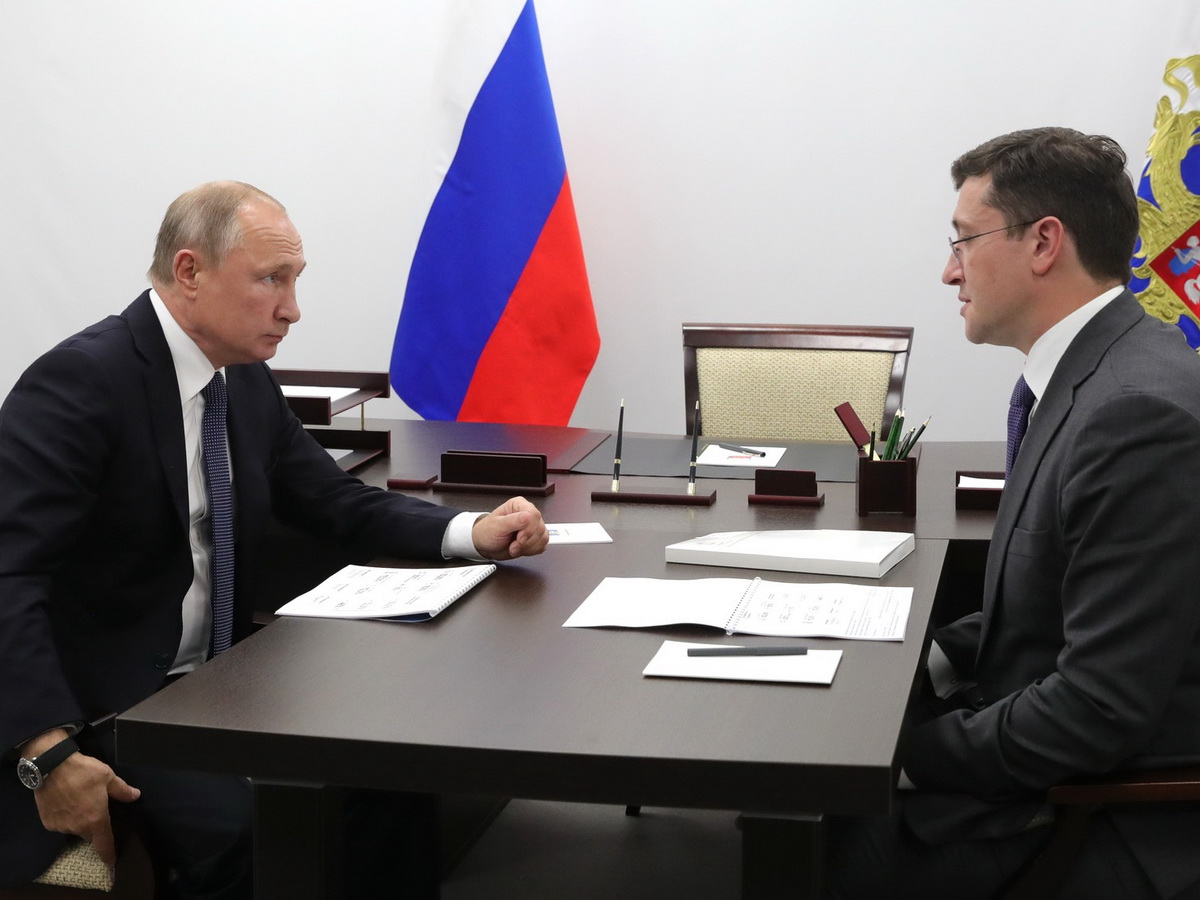 Путин и Глеб Никитин