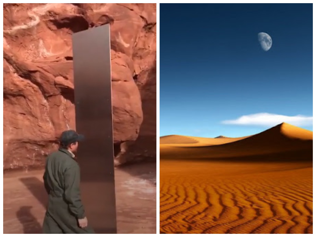 Загадочный металлический столб посреди пустыни поставил в тупик ученых