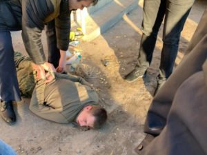 Задержание Антона Макарова