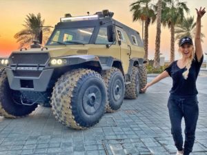 Испытания российского вездехода «Шаман 8x8»