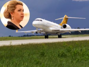 Самолет Светланы Медведевой