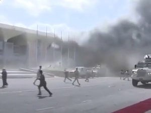 Взрыв в аэропорту в Йемене