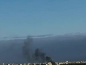 Ракетная атака на российских военных в Сирии попала на видео