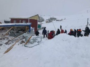 Лавина на Донбае