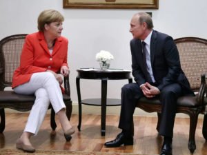 Меркель и Путин