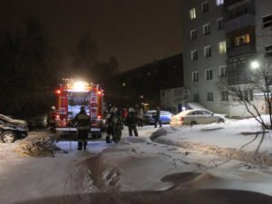 Пожар в жилом доме в Екатеринбурге