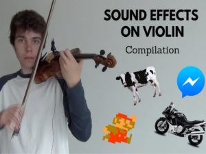 2 млн пользователей отметили лайками звуки животных в исполнении скрипки