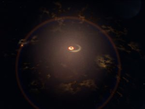 Ученые показали черную дыру, которая напоминает о себе раз в четыре месяца