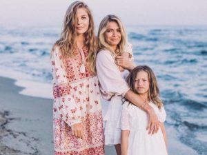 Брежнева с дочерьми