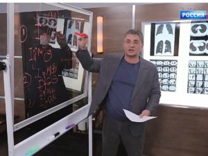 поведение доктора Мясникова в эфире «России-1» ошарашило зрителей