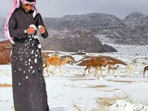 Снег в пустыне