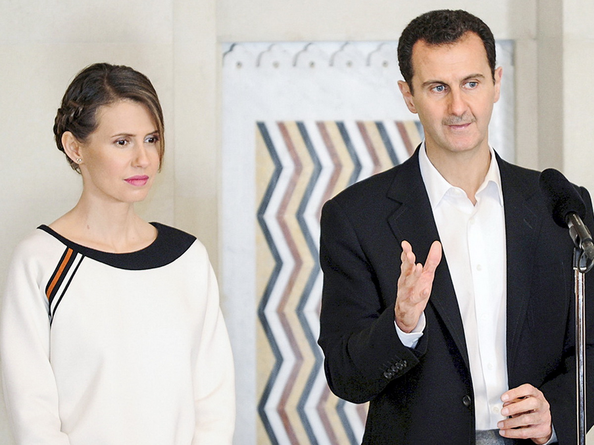 Башар Асад с женой