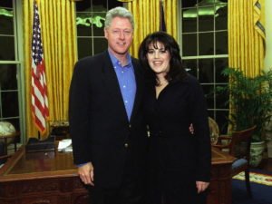 Билл Клинтон и Моника Левински