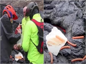 Самое экстравагантное приготовление сосисок 