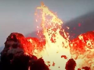 Извержение вулкана в Исландии