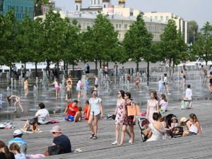 Жара в Москве