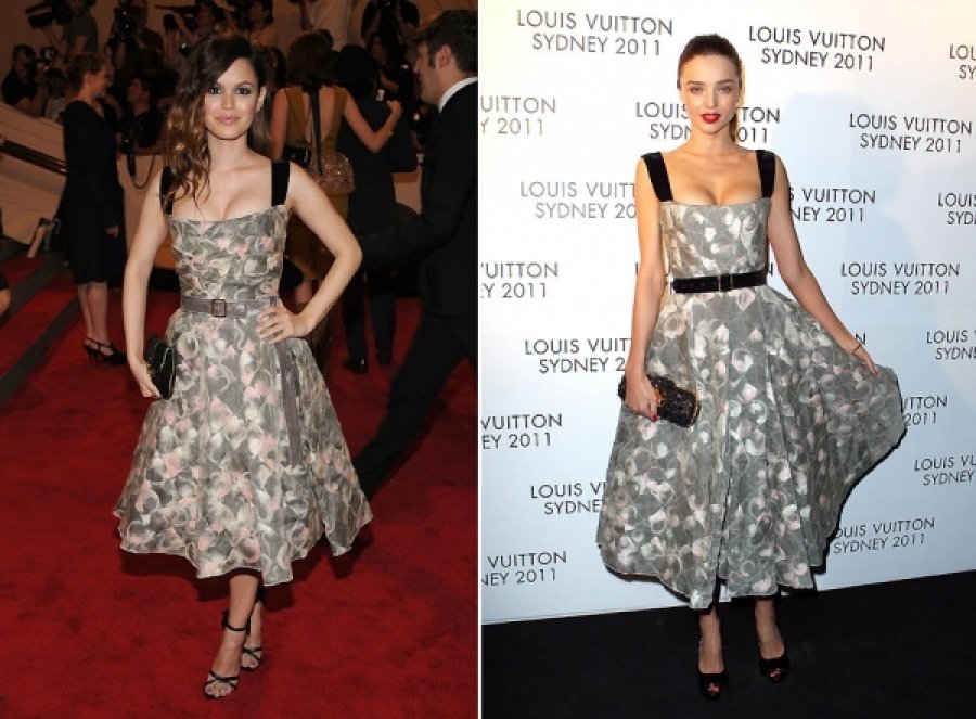 Звезды, которые вышли в свет в одинаковых нарядах