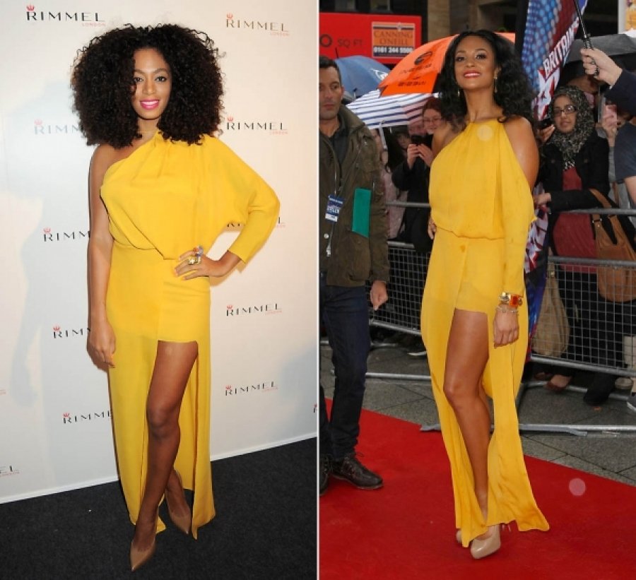 Звезды, которые вышли в свет в одинаковых нарядах