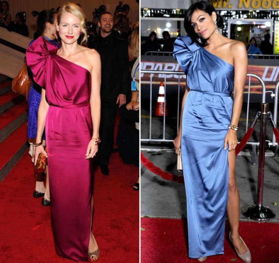 Звезды, которые вышли в свет в одинаковых нарядах