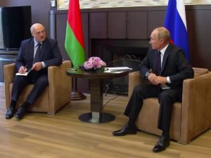 Путин и Лукашенко в Сочи