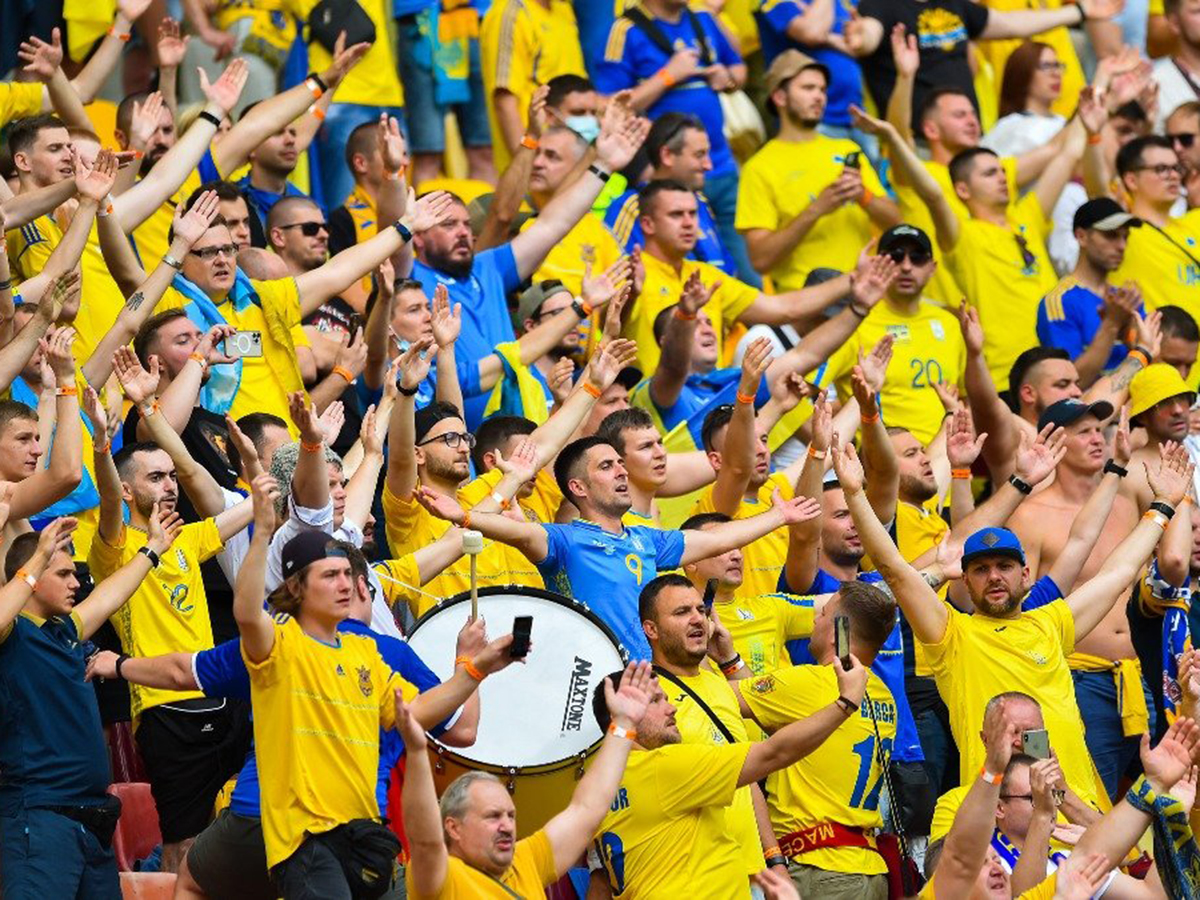 Фанаты сборной Украины