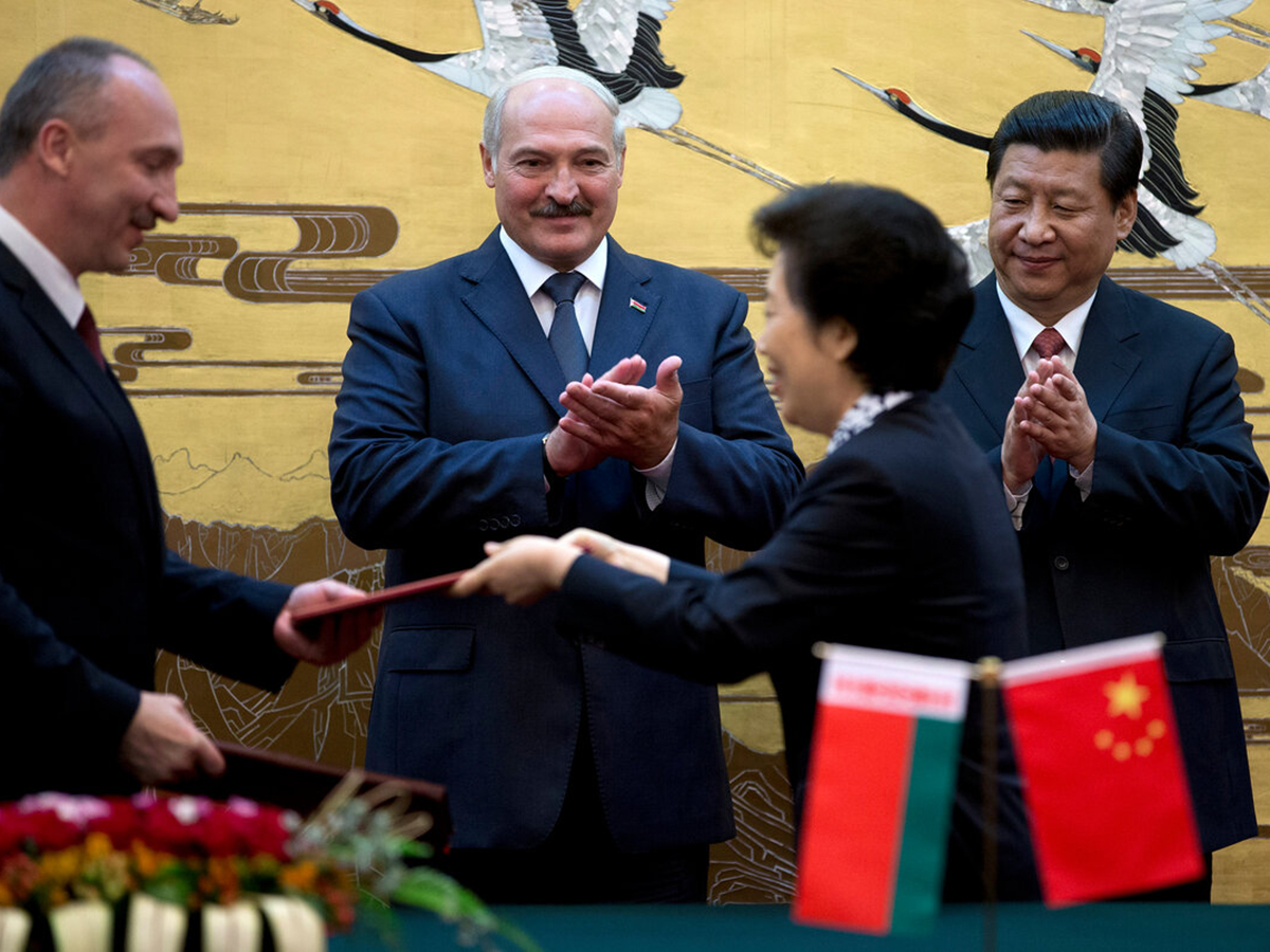 Лукашенко Китай