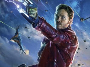 Chris Pratt is Starlord in Marvel's Guardians of the Galaxy Game